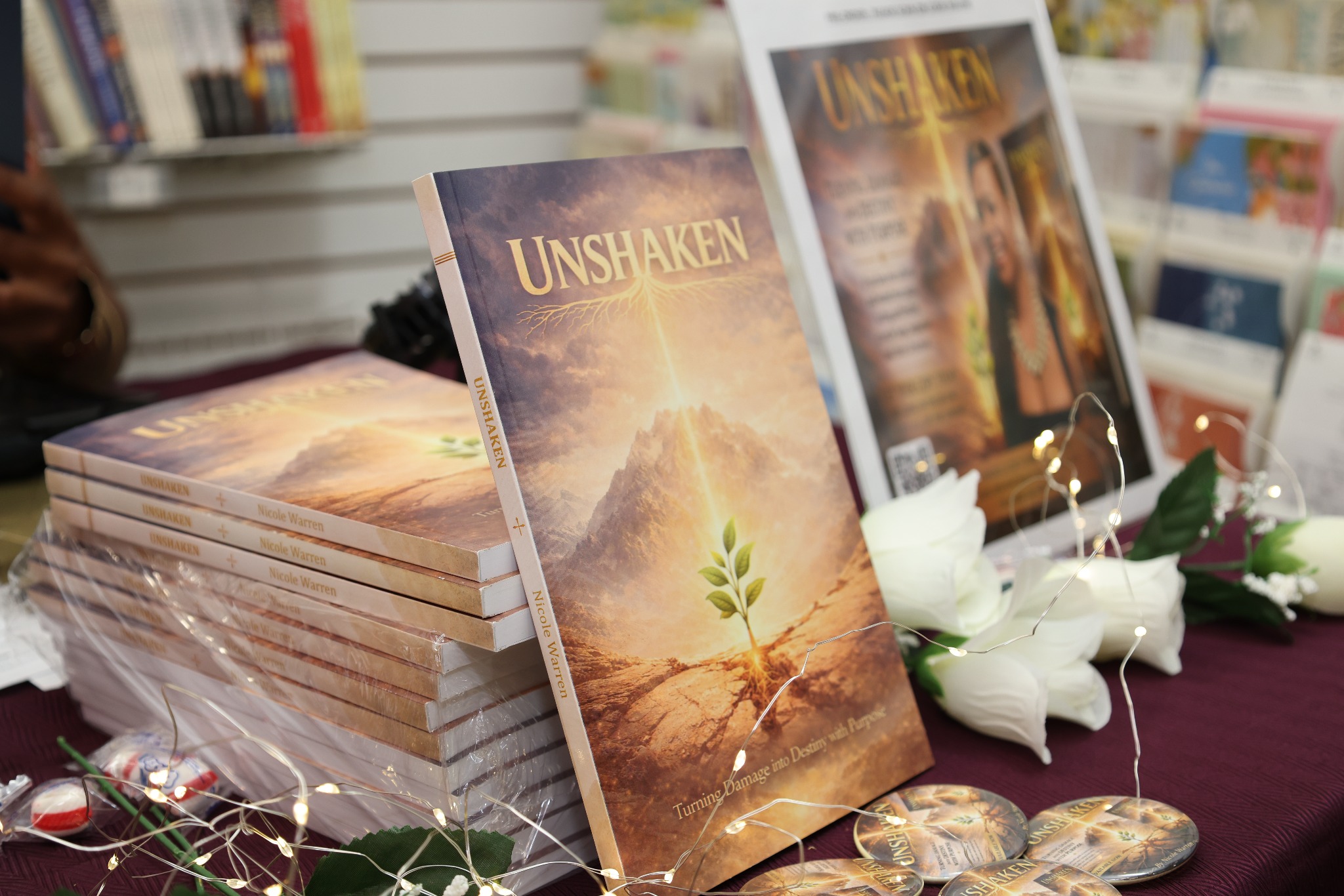 Unshaken book by Nicole Warren